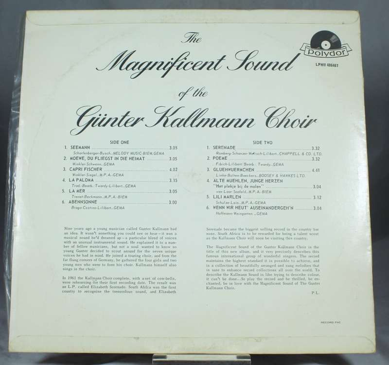 The magnificent sound of the Gunter Kallmann choir - Polydor