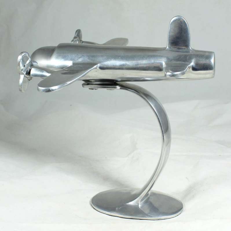 Aluminium desktop airplane
