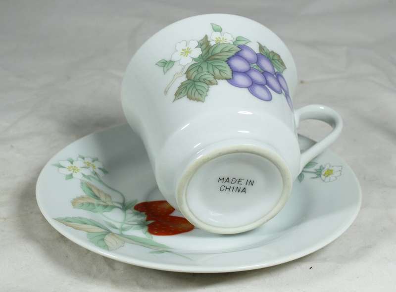 Chinese duo's - 4 sets - Strawberry & grapes