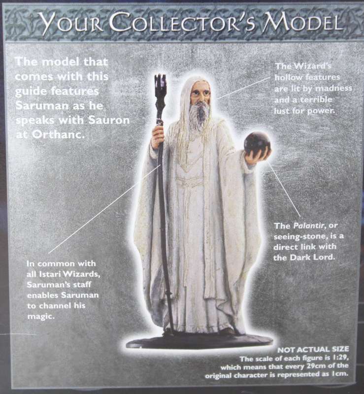 Lord of the Rings - Saruman - Lead cast, hand painted figurine with book - Stunning! Bid Now!