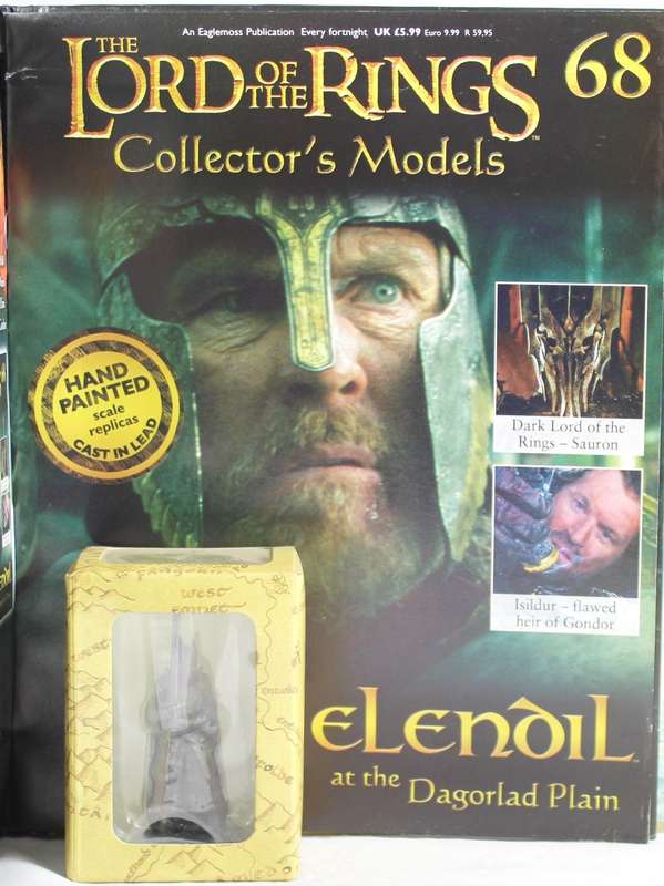 Lord of the Rings - Elendil - Lead cast, hand painted figurine with book - Stunning! Bid Now!