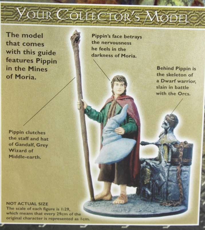 Lord of the Rings - Pippin - Lead cast, hand painted figurine with book - Stunning! Bid Now!