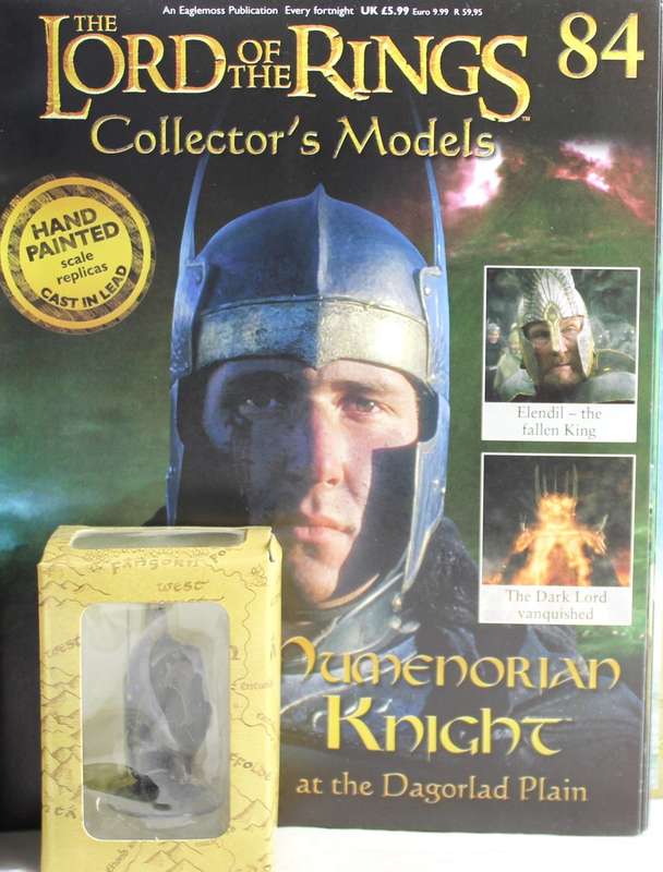 Lord of the Rings - Numenoreon Knight -Lead cast, hand painted figurine with book-Stunning! Bid Now!