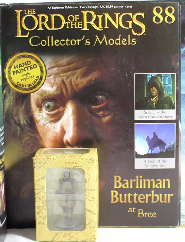 Lord of the Rings- Barliman Butterbur -Lead cast, hand painted figurine with book-Stunning! Bid Now!