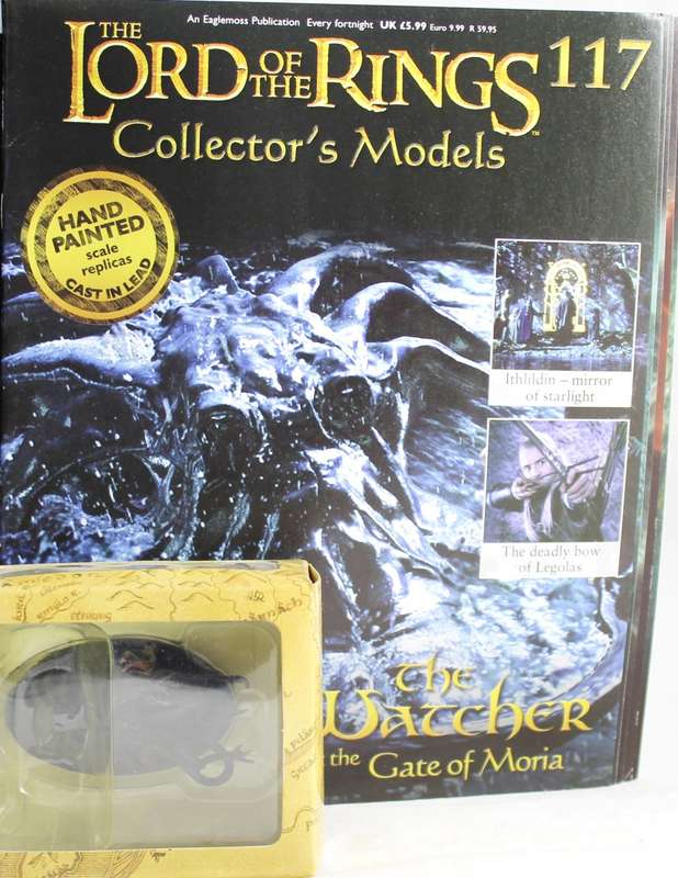 Lord of the Rings - The Watcher - Lead cast, hand painted figurine with book - Stunning! Bid Now!