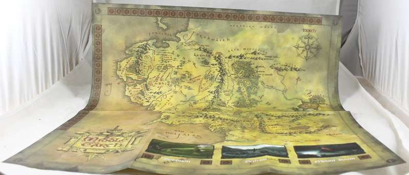 Lord of the Rings - Map of Middle Earth - Stunning! Bid Now!