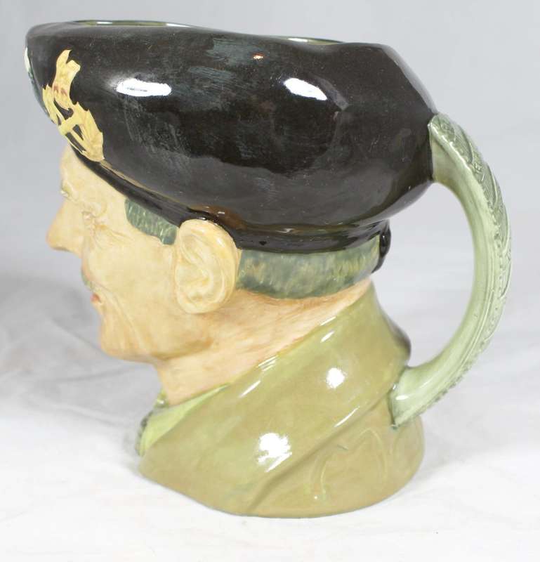 Royal Doulton - very large toby jug - Monty - old marks