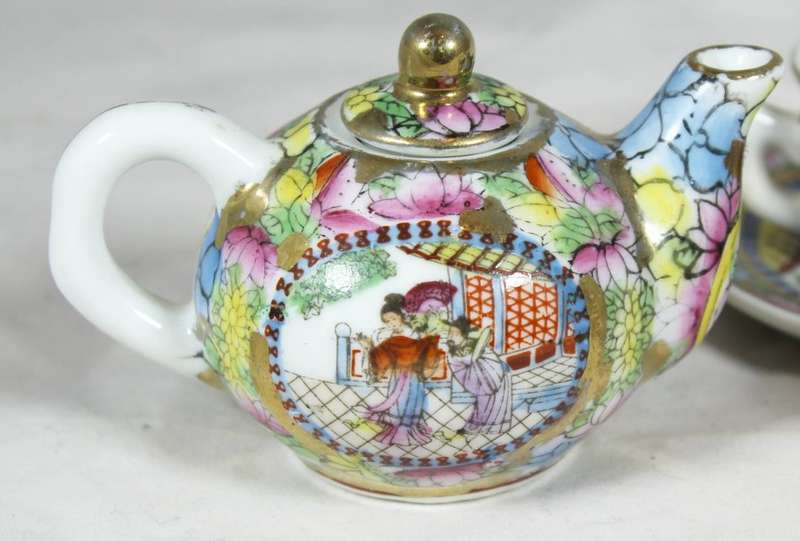 Chinese - Tea & Sake Set - For Two - Stunning! - Bid Now!!!