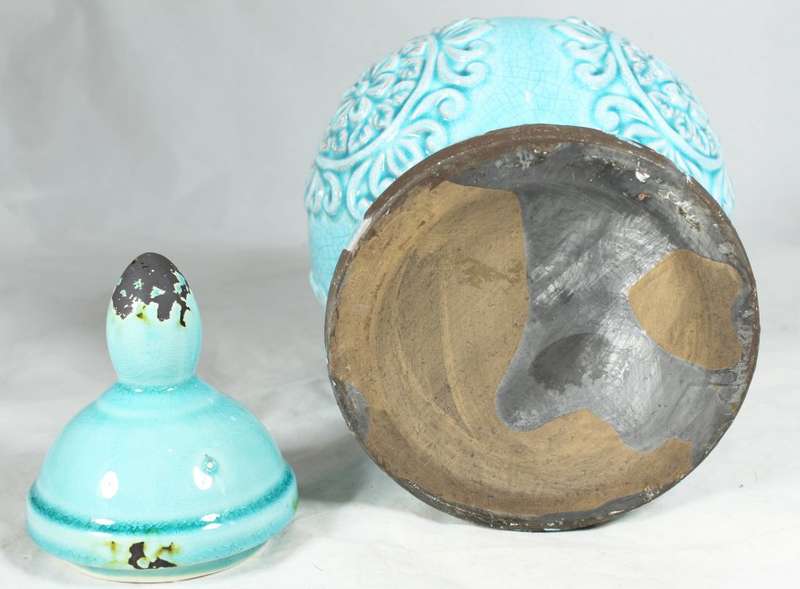 Crackle Glazed - Lidded Vessel - Beautiful!