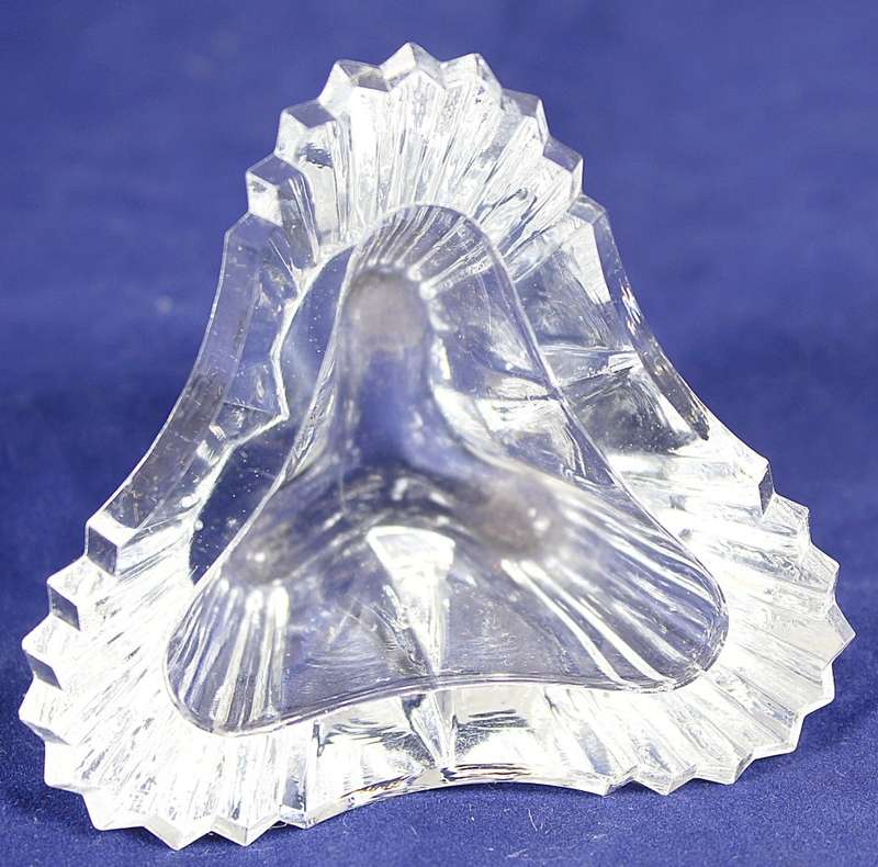 Triangular - Glass Trinket Holder - Beautiful!