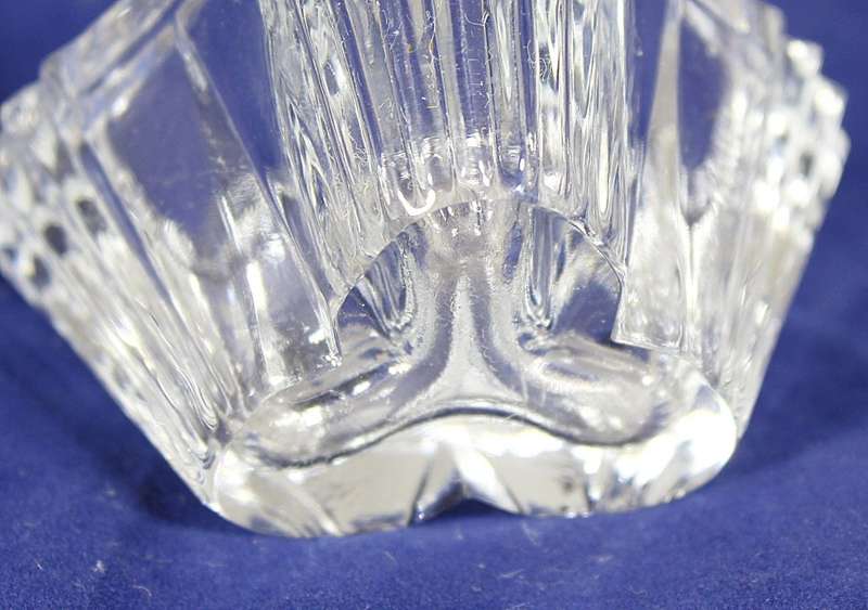 Triangular - Glass Trinket Holder - Beautiful!