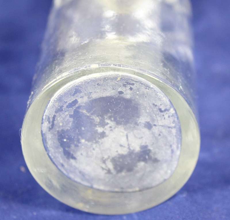 Glass Salt Shaker - Silver Top - Beautiful!