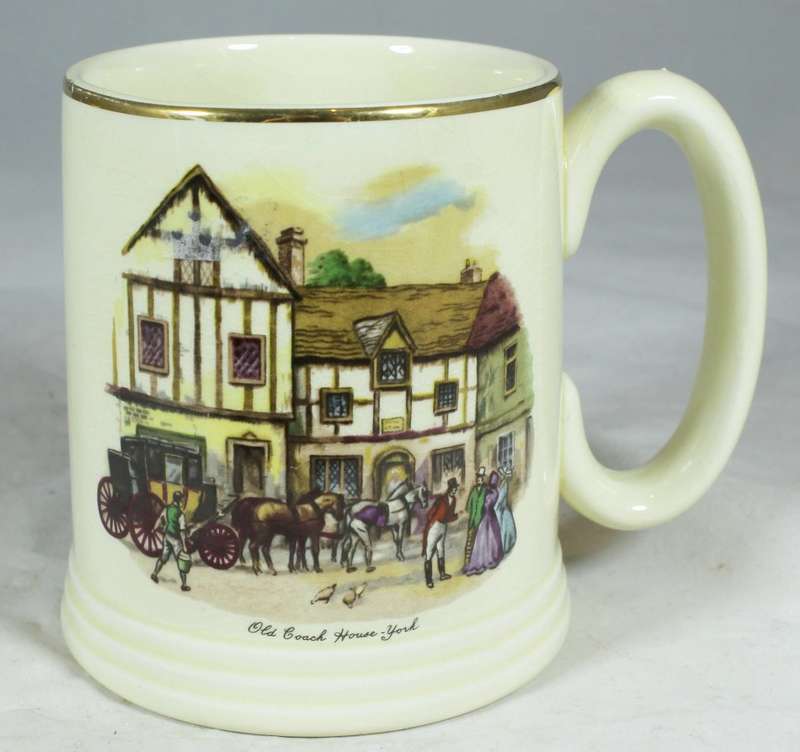 Elija Cotton Staffordshire - Lord Nelson Ware - Tankard - Old Coach House York