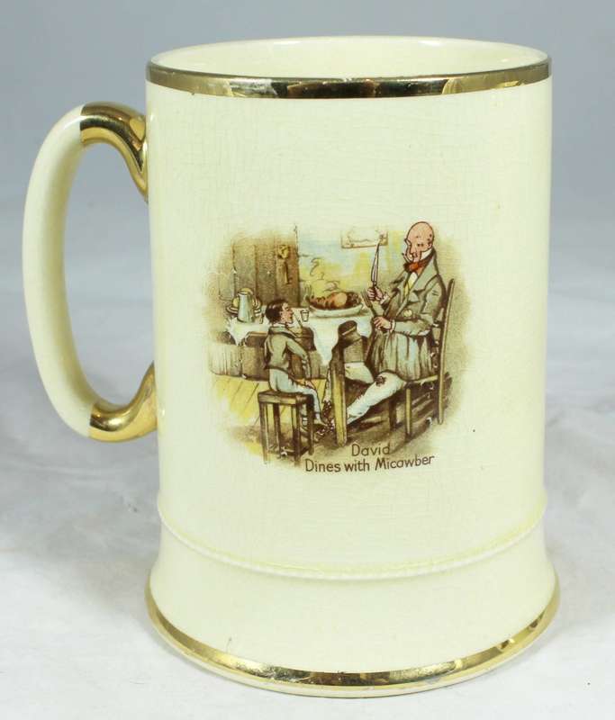 Arthur Wood - David Dines with Micowber - Tankard - Master Bates Explains A Point