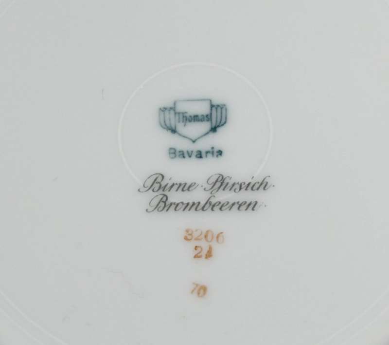 Thomas Bavaria - Birne Pfirsich Brombeeren - Display Plate - Gorgeous! - Bid Now!!!