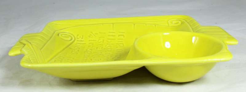 Yellow cheese - bowl & platter
