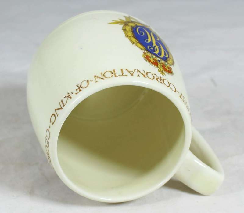 Coronation of King George VI - burleigh mug