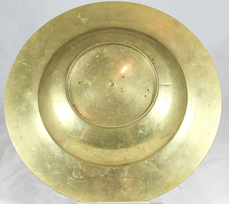 Large Embossed - Bronze - Ashtray - Gorgeous!