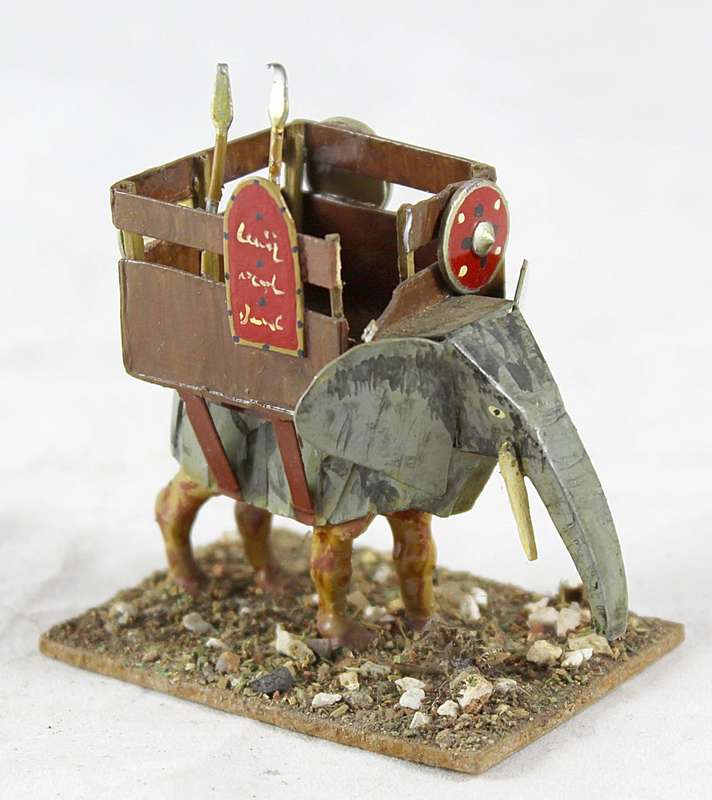 Figurine - Home Made War Elephant - Gorgeous! Bid Now!