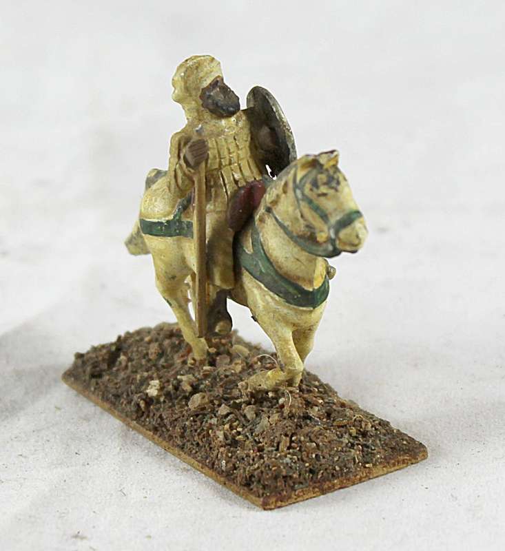 Lead figurine - Arabian horseback warrior