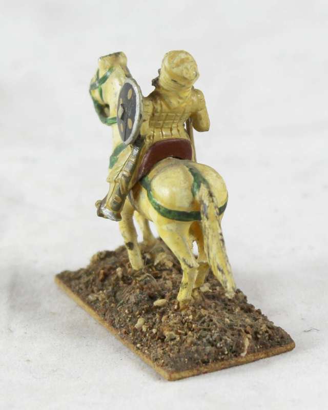 Lead figurine - Arabian horseback warrior