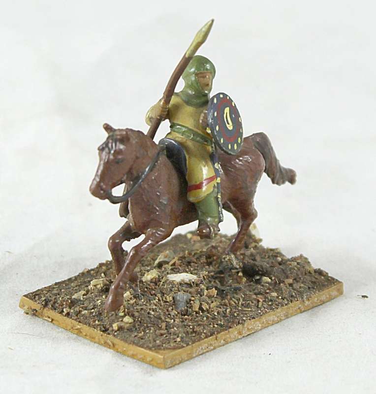 Lead figurine - Arabian horseback warrior