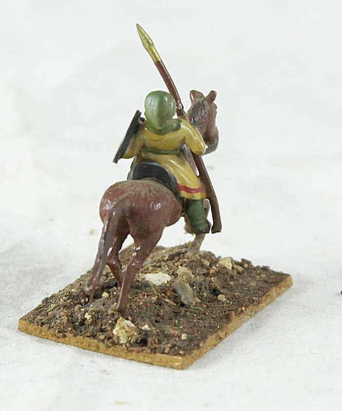 Lead figurine - Arabian horseback warrior