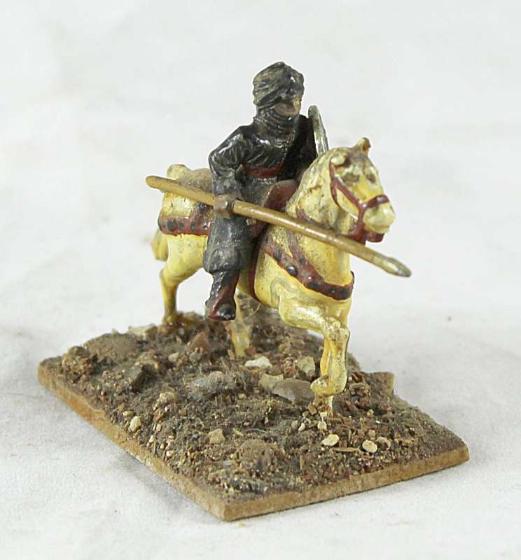 Lead figurine - Arabian horseback warrior