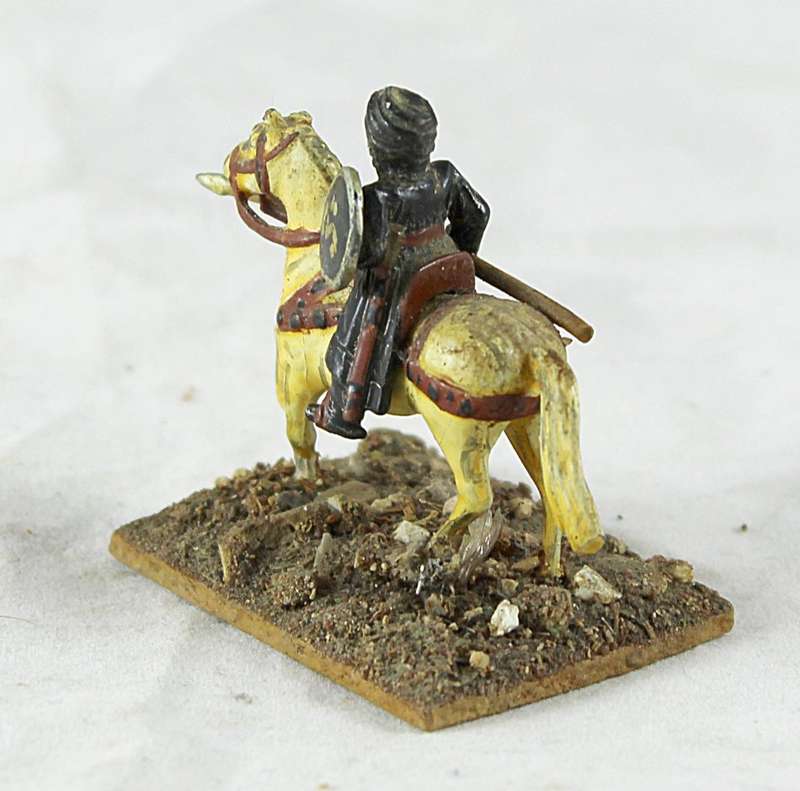 Lead figurine - Arabian horseback warrior