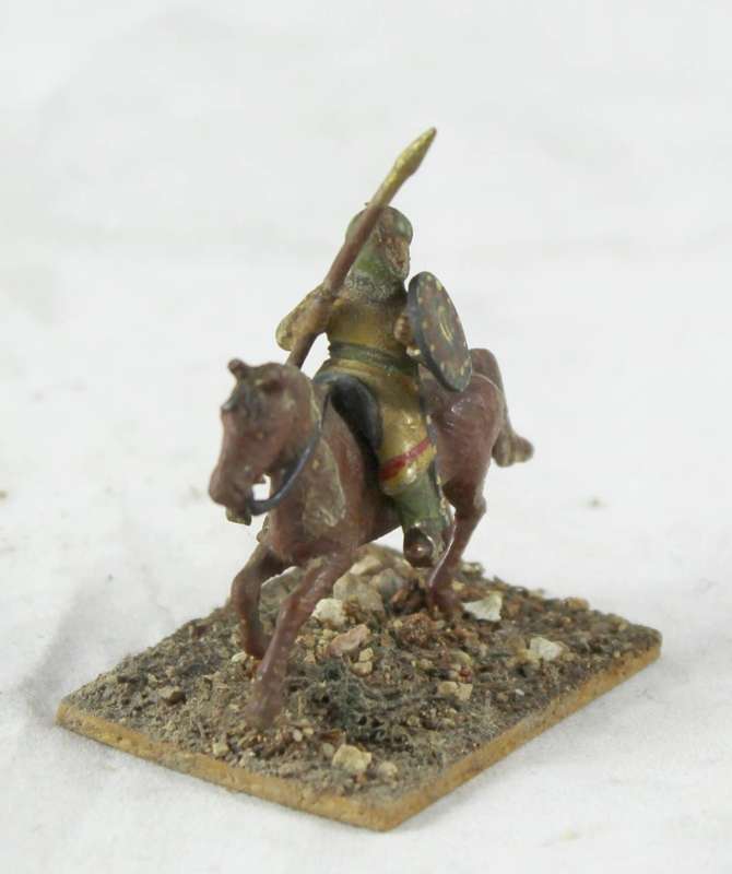 Lead figurine - Arabian horseback warrior