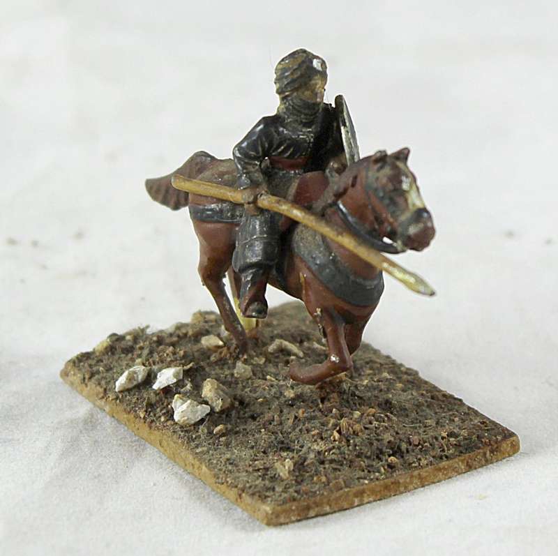 Lead figurine - Arabian horseback warrior
