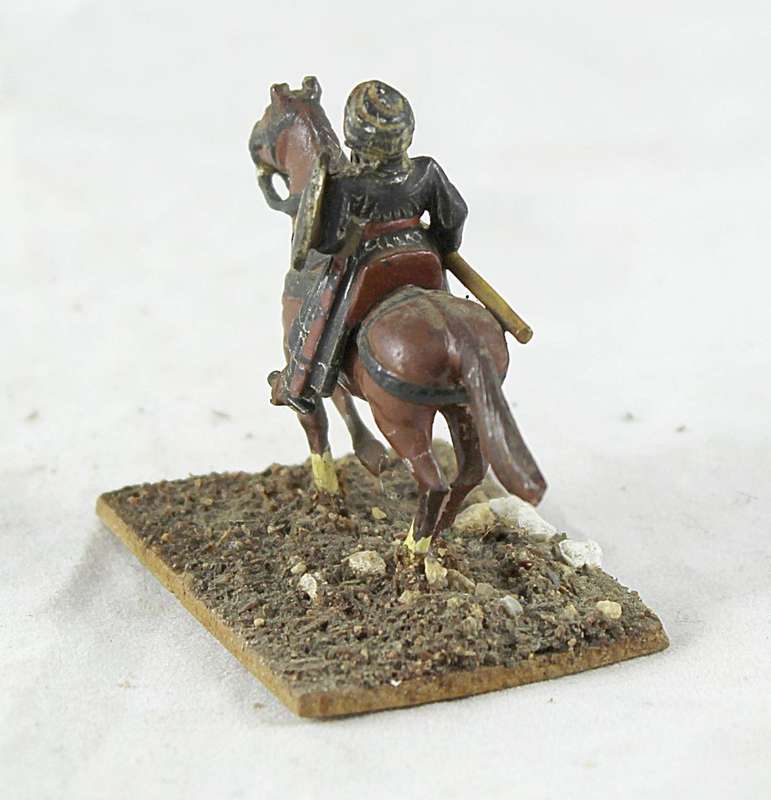 Lead figurine - Arabian horseback warrior