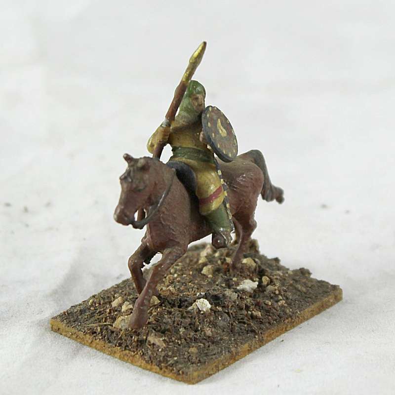 Lead figurine - Arabian horseback warrior
