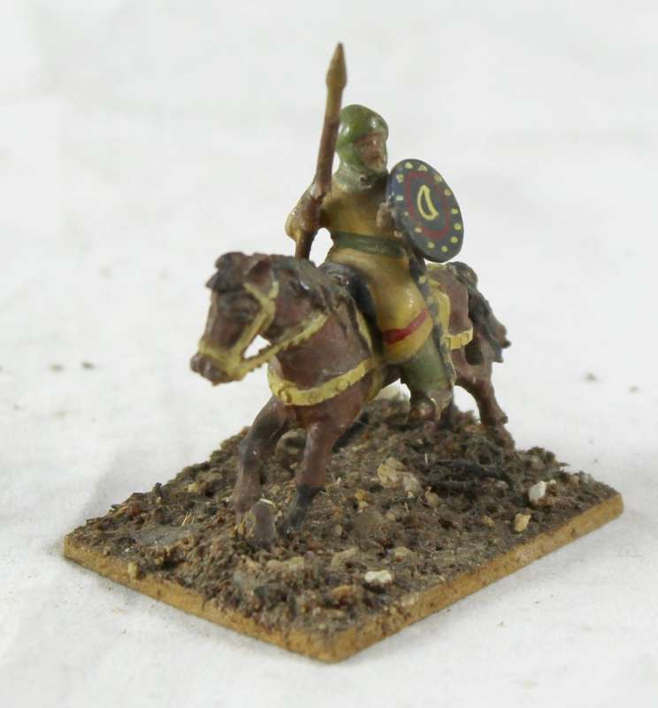 Lead figurine - Arabian horseback warrior