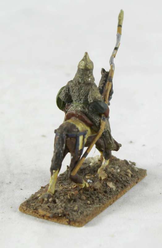 Lead figurine - Arabian horseback warrior
