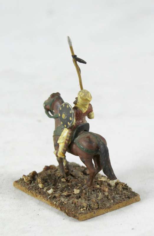 Lead figurine - Arabian horseback warrior
