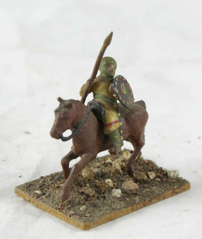 Lead figurine - Arabian horseback warrior