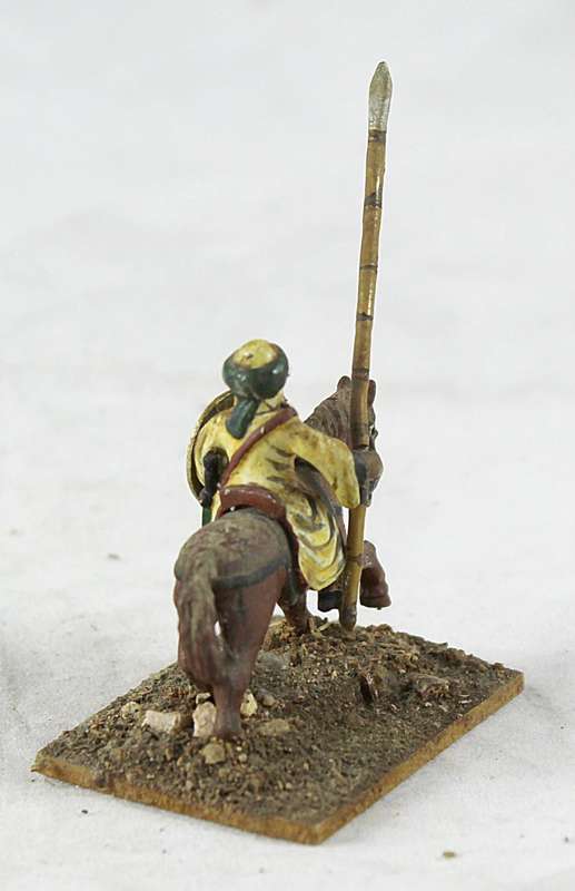 Lead figurine - Arabian horseback warrior