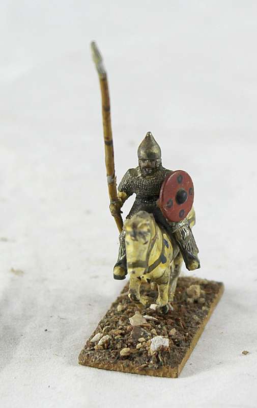 Lead figurine - Arabian horseback warrior