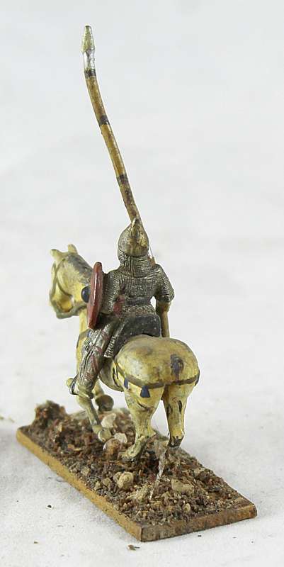 Lead figurine - Arabian horseback warrior