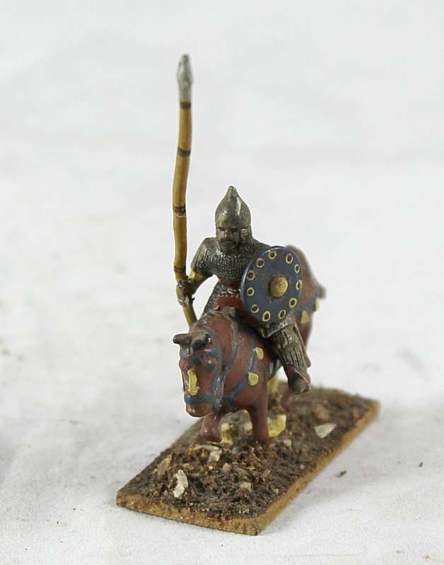 Lead figurine - Eastern horseback warrior