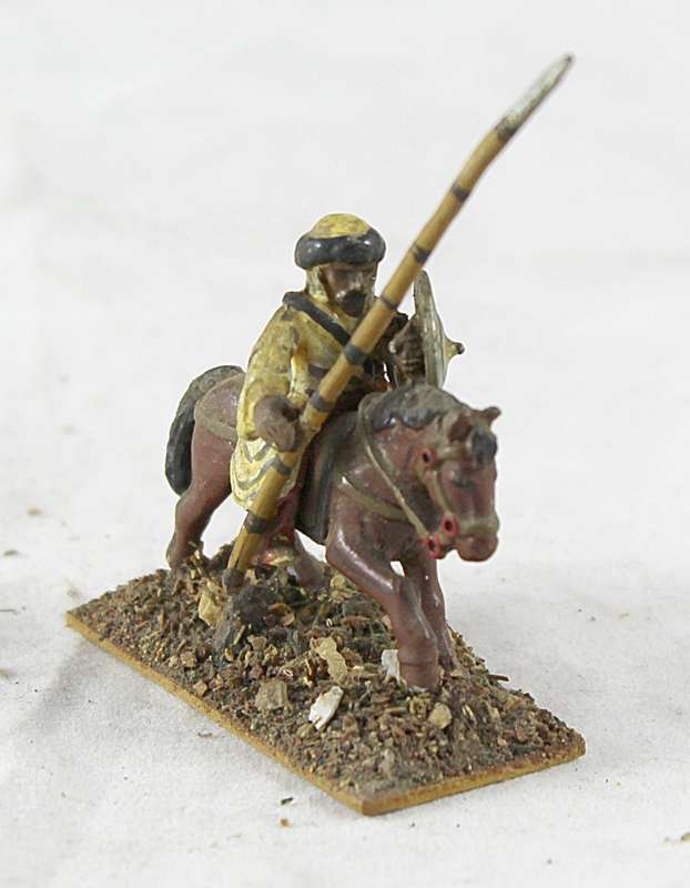 Lead figurine - eastern horseback warrior