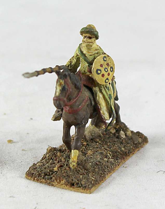Lead figurine - Eastern horseback warrior