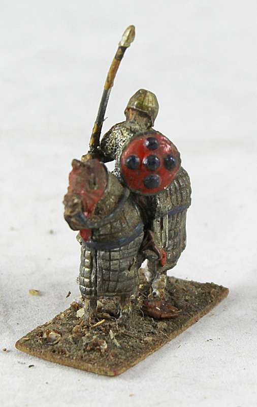Lead figurine - Eastern horseback warrior