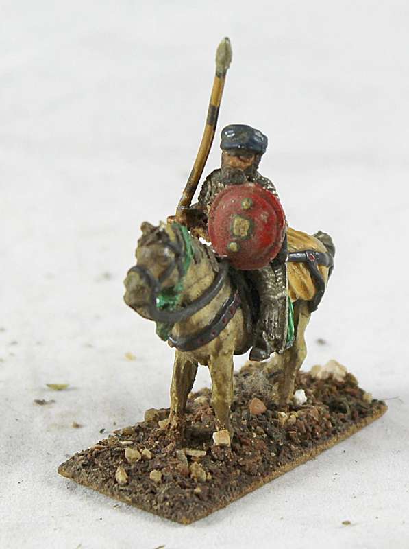 Lead figurine - Eastern horseback warrior