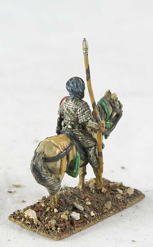 Lead figurine - Eastern horseback warrior