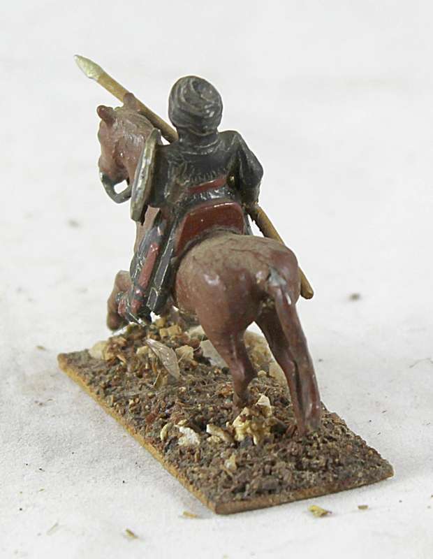 Lead figurine - Eastern horseback warrior