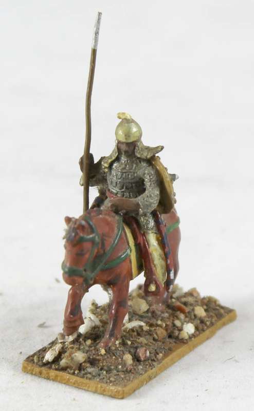 Lead figurine - Eastern horseback warrior