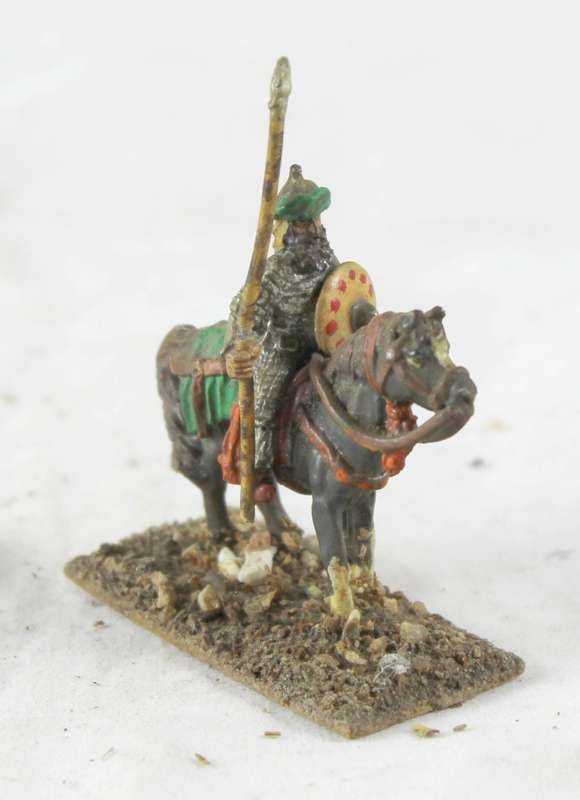 Lead figurine - Eastern horseback warrior