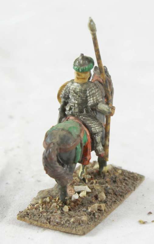 Lead figurine - Eastern horseback warrior